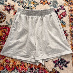 Cotton casual shorts, light gray